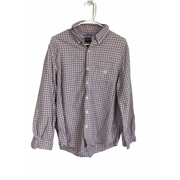 Chaps Multicolor Plaid L/S Button Down Shirt Large - Picture 1 of 3